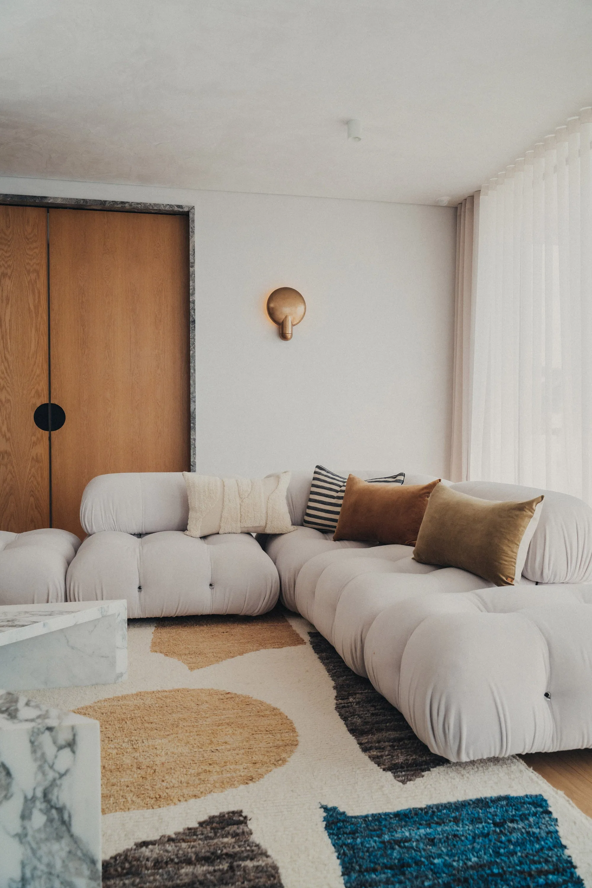 Chizgi Cotton/Linen Lumbar Cushion