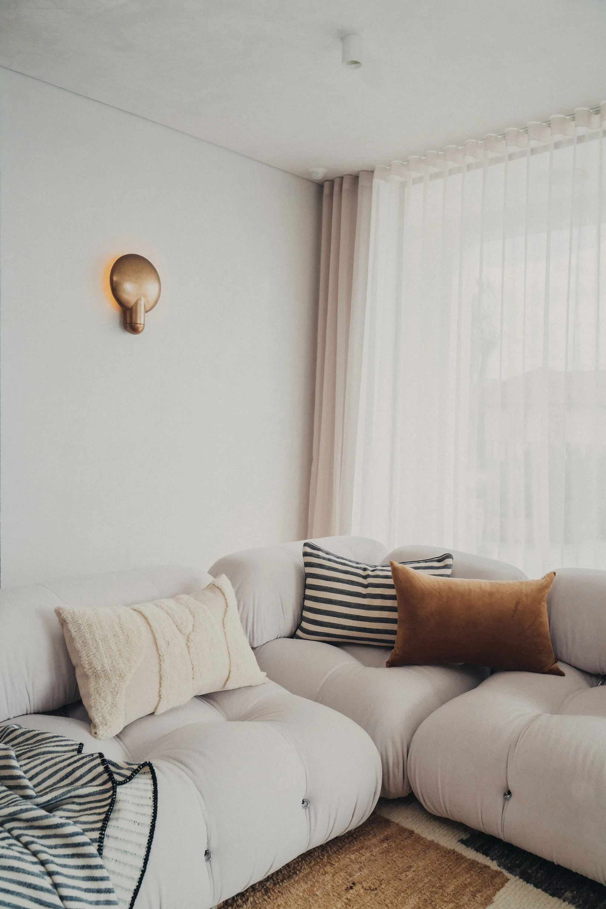 Chizgi Cotton/Linen Lumbar Cushion