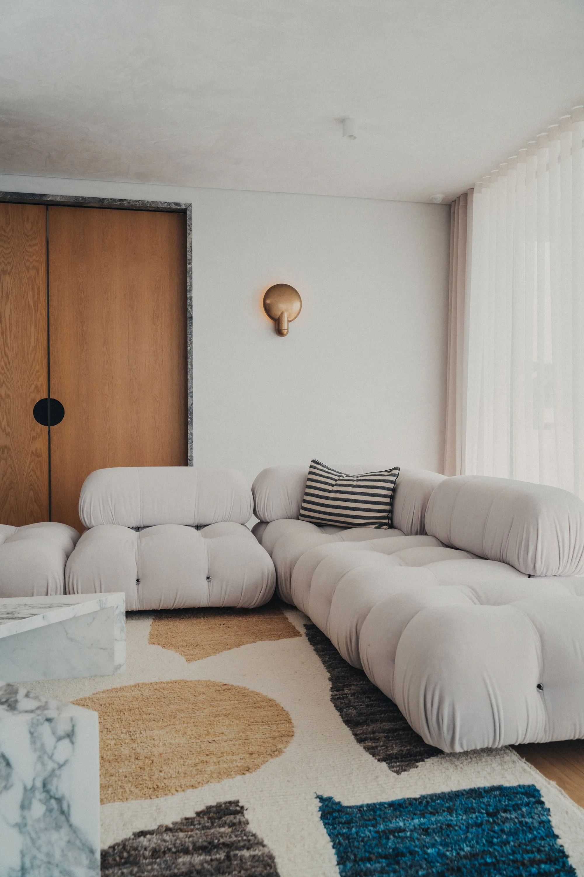 Chizgi Cotton/Linen Lumbar Cushion