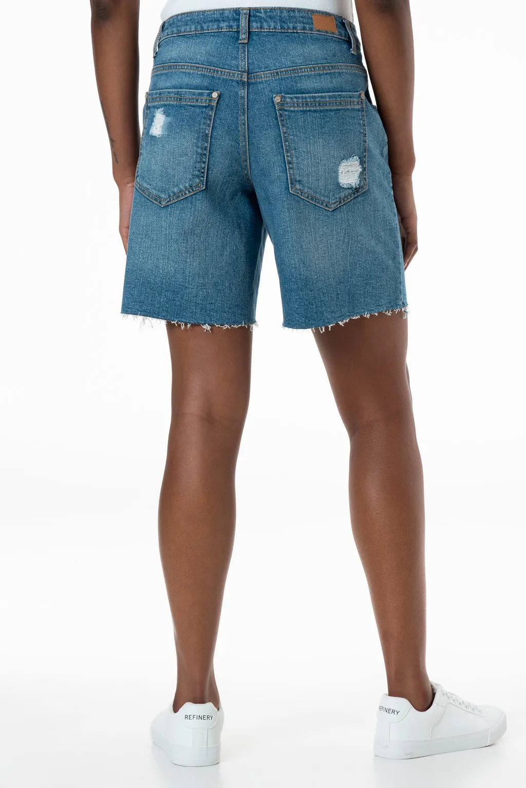 Denim Shorts _ 145005 _ Mid Wash