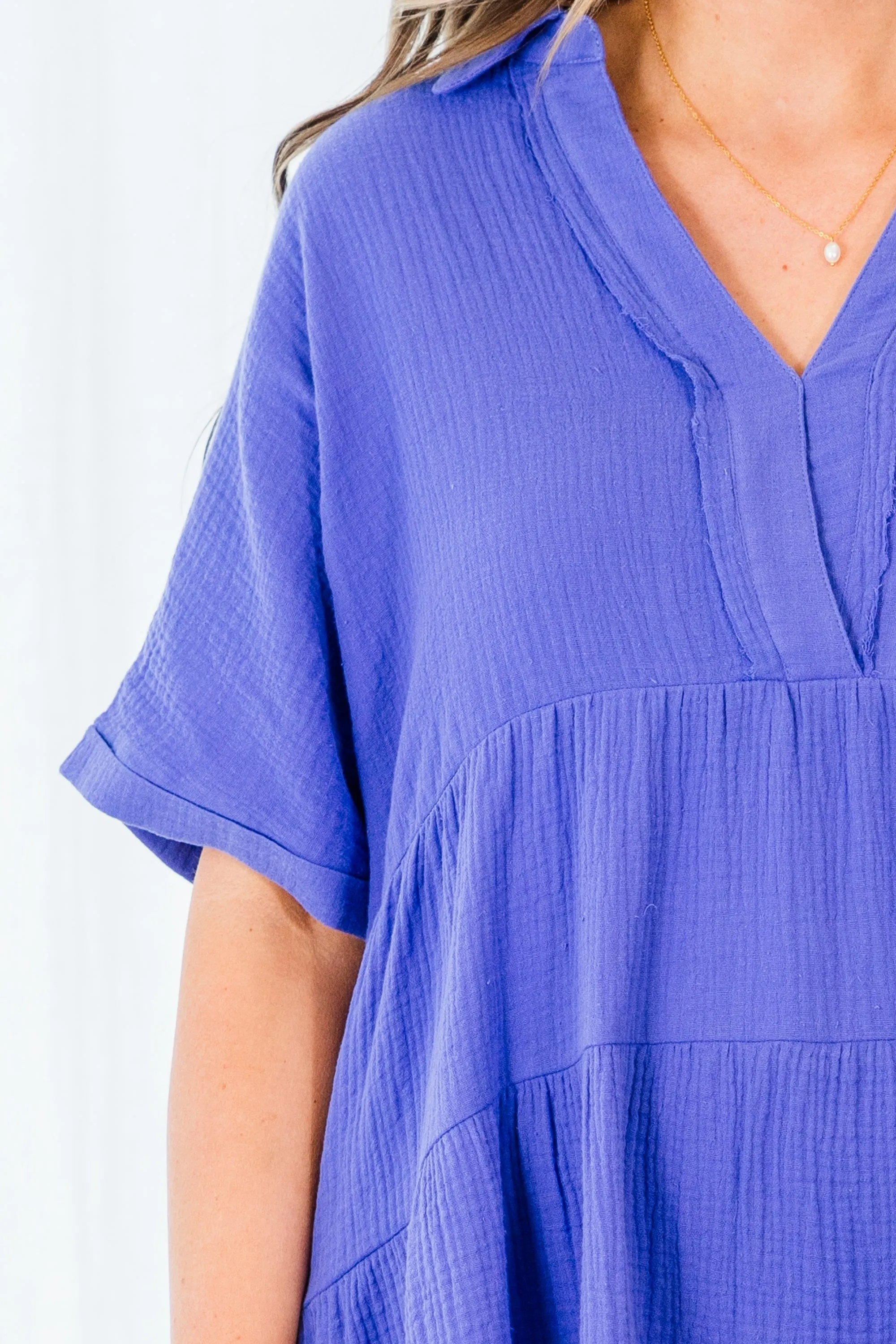 Do What's Right Dress, Navy