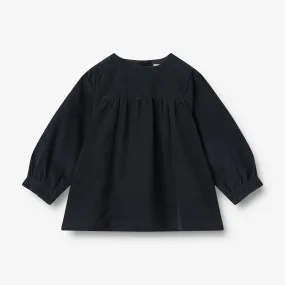 Dress L/S Elvira - navy