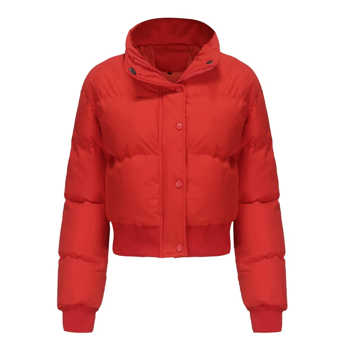 Elegant Warm Cotton Padded Short Coat