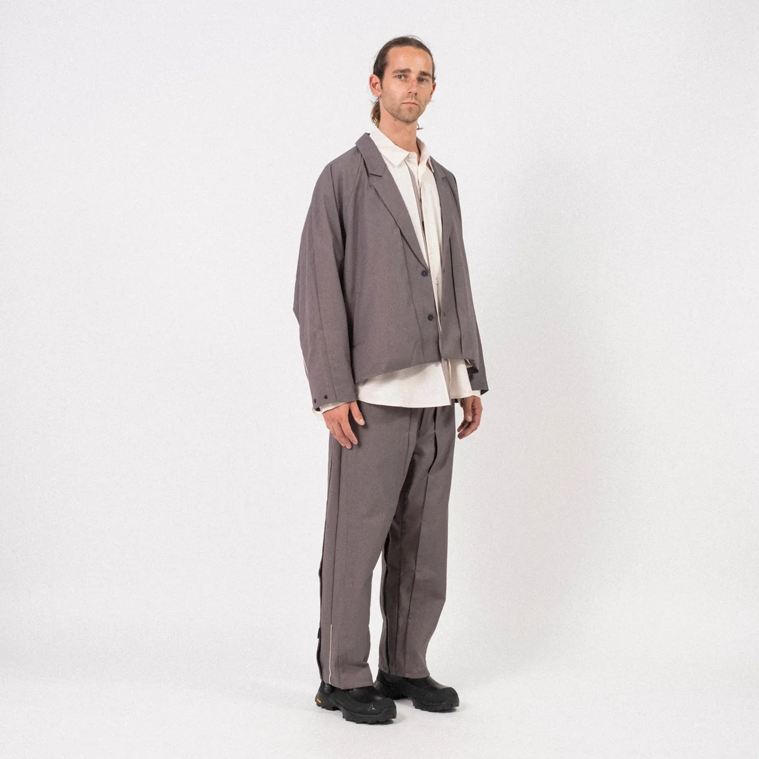 [GOOPiMADE x AES] “G.A.T-01J” SYNCHRONIZE UTILITY KIMONO JACKET _ GREY