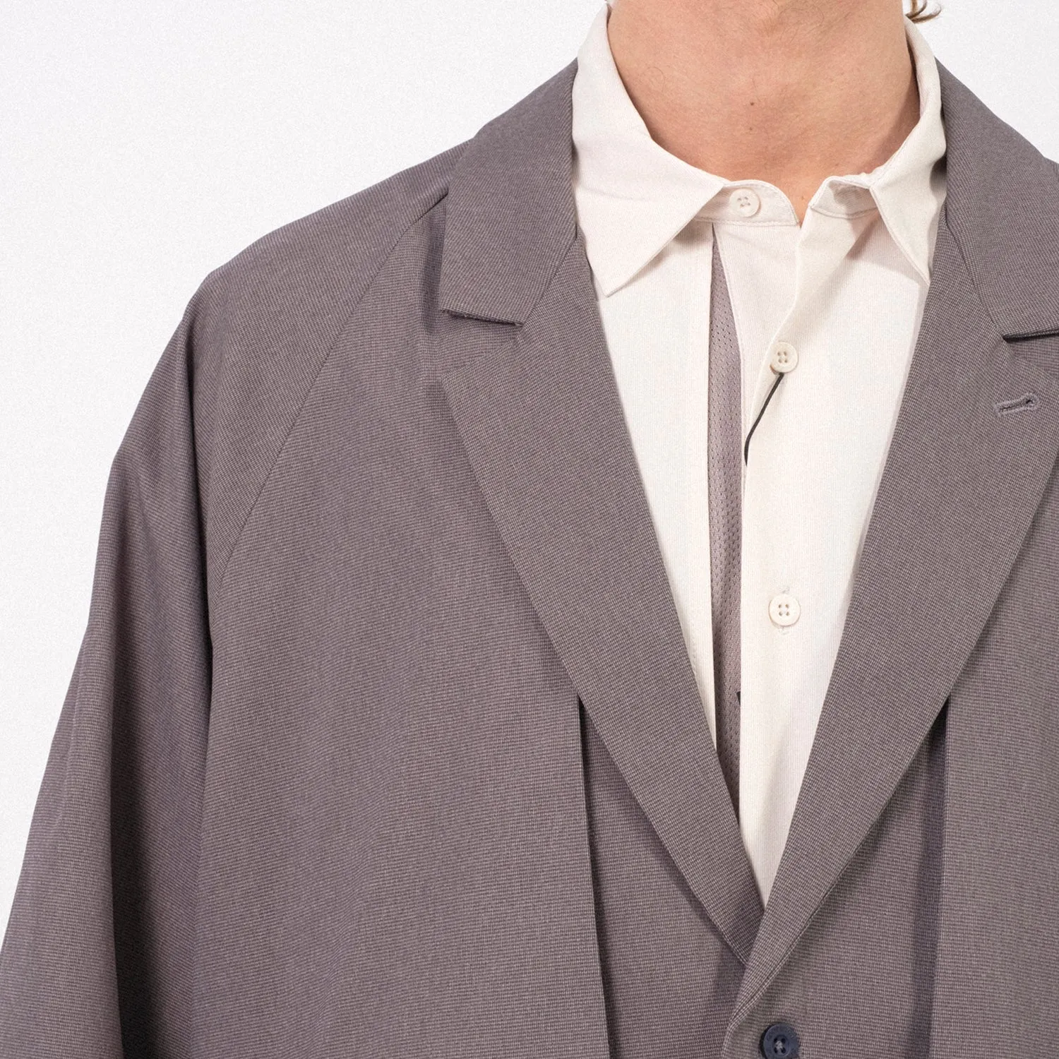 [GOOPiMADE x AES] “G.A.T-01J” SYNCHRONIZE UTILITY KIMONO JACKET _ GREY