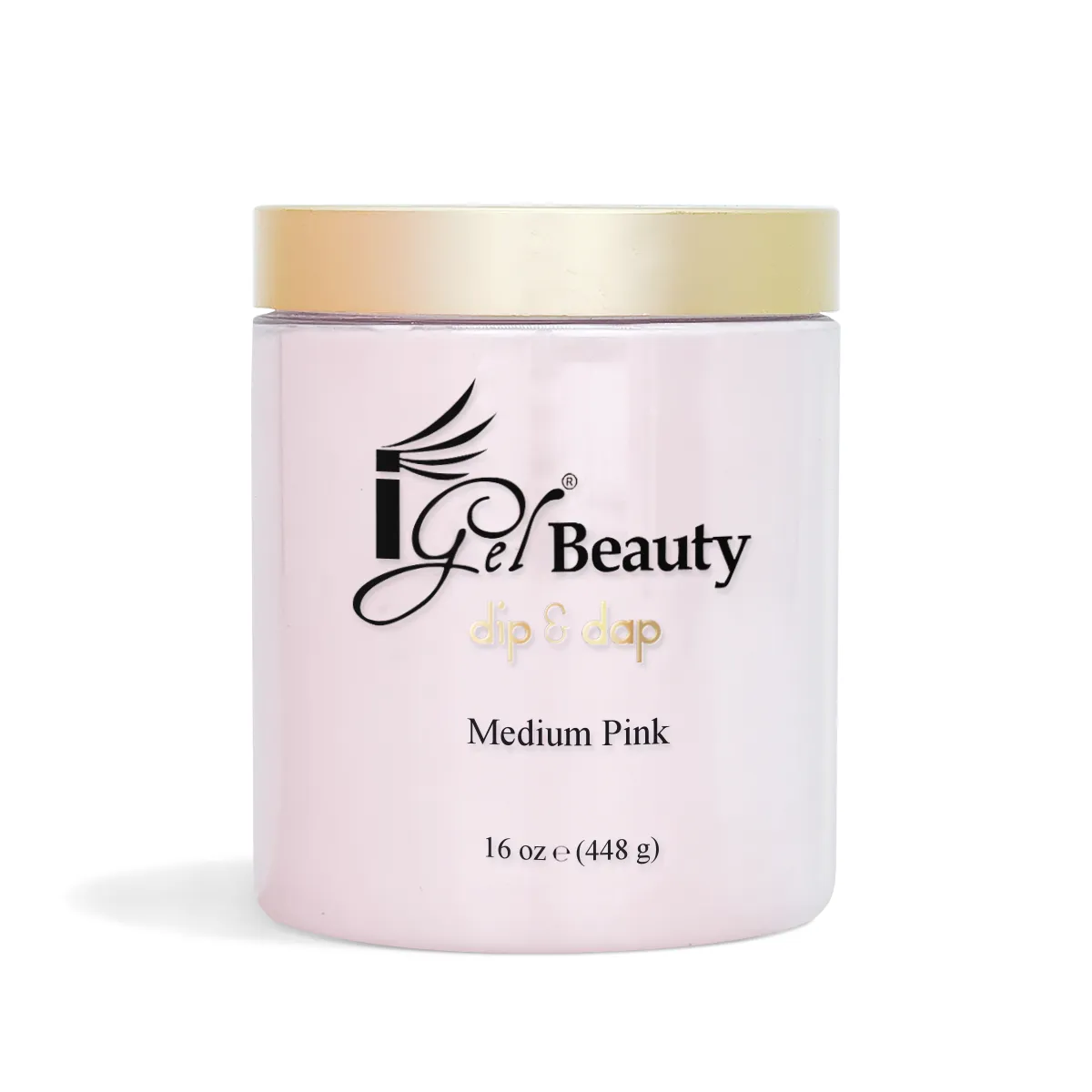 iGel Dip & Dap Powder - DP04 - Medium Pink