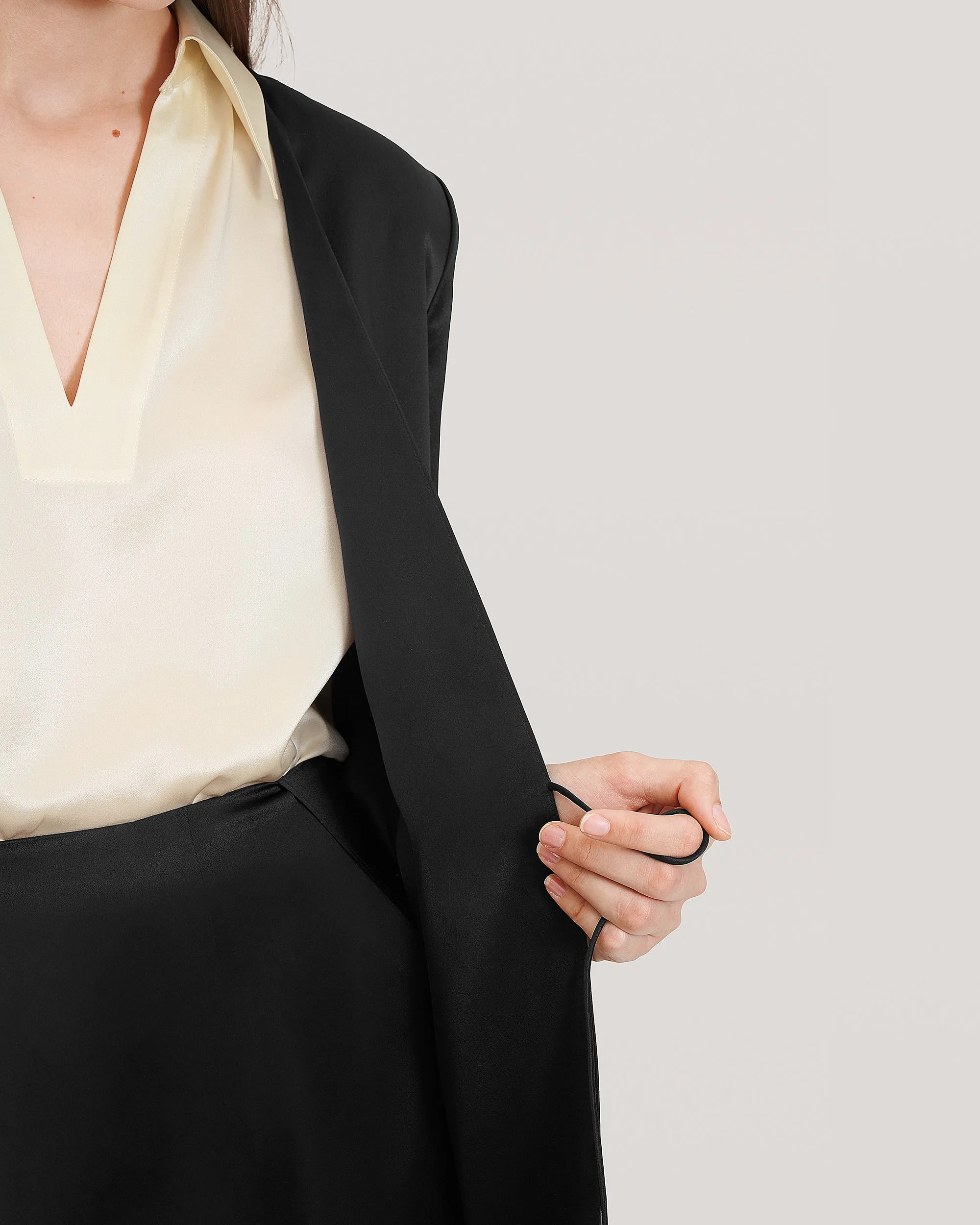 LILYSILK Pure Silk Azalea Blazer
