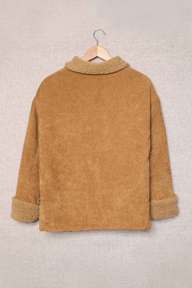 Luxe LSS Winter Retro Fur Collar Coat Women