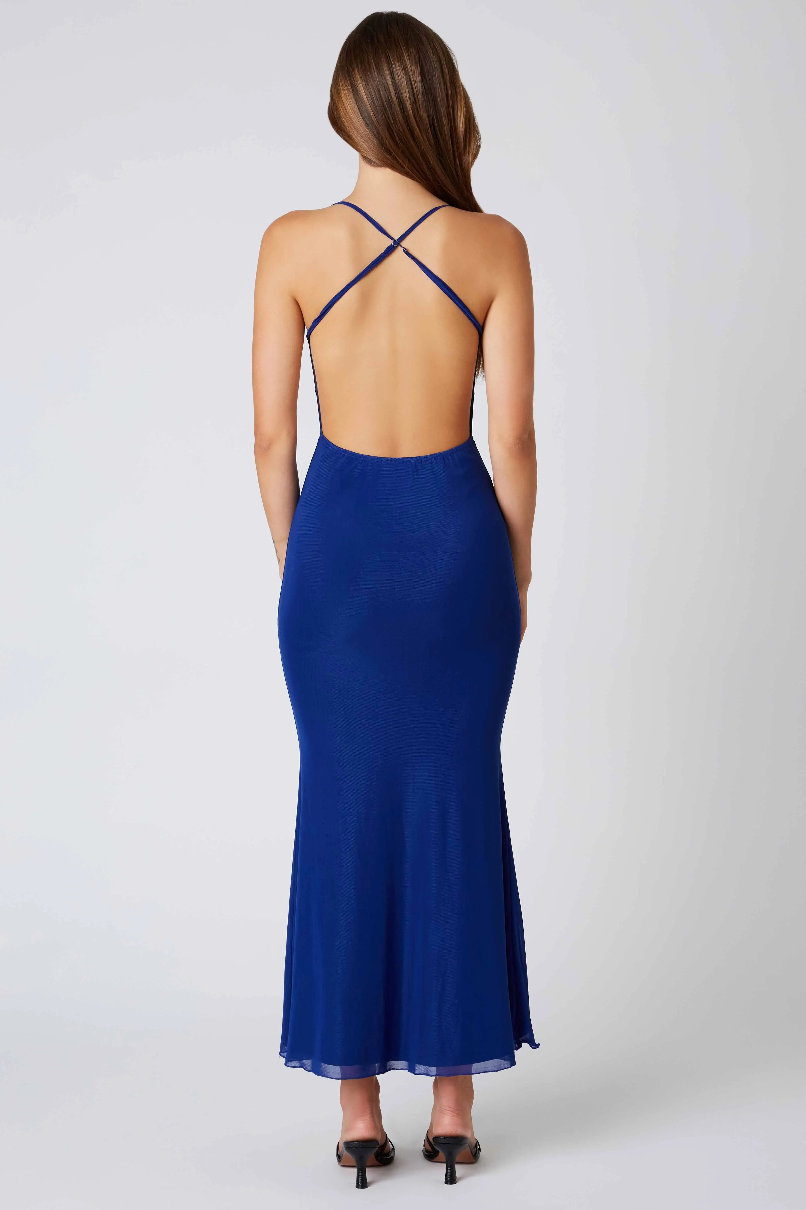 Marvel Maxi Dress Blue