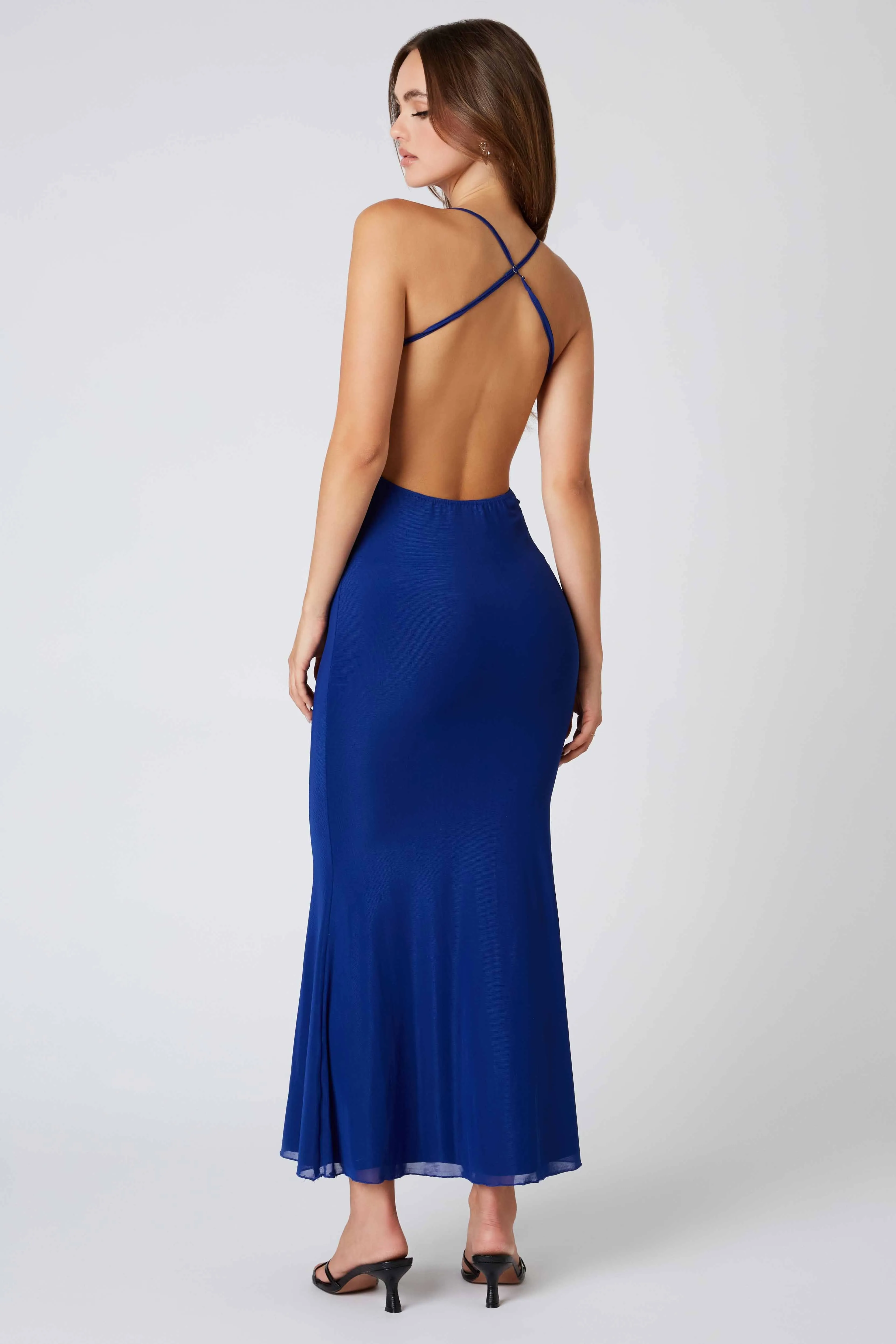 Marvel Maxi Dress Blue
