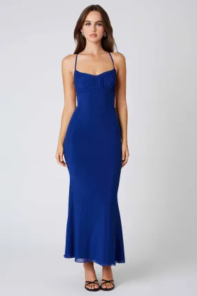 Marvel Maxi Dress Blue
