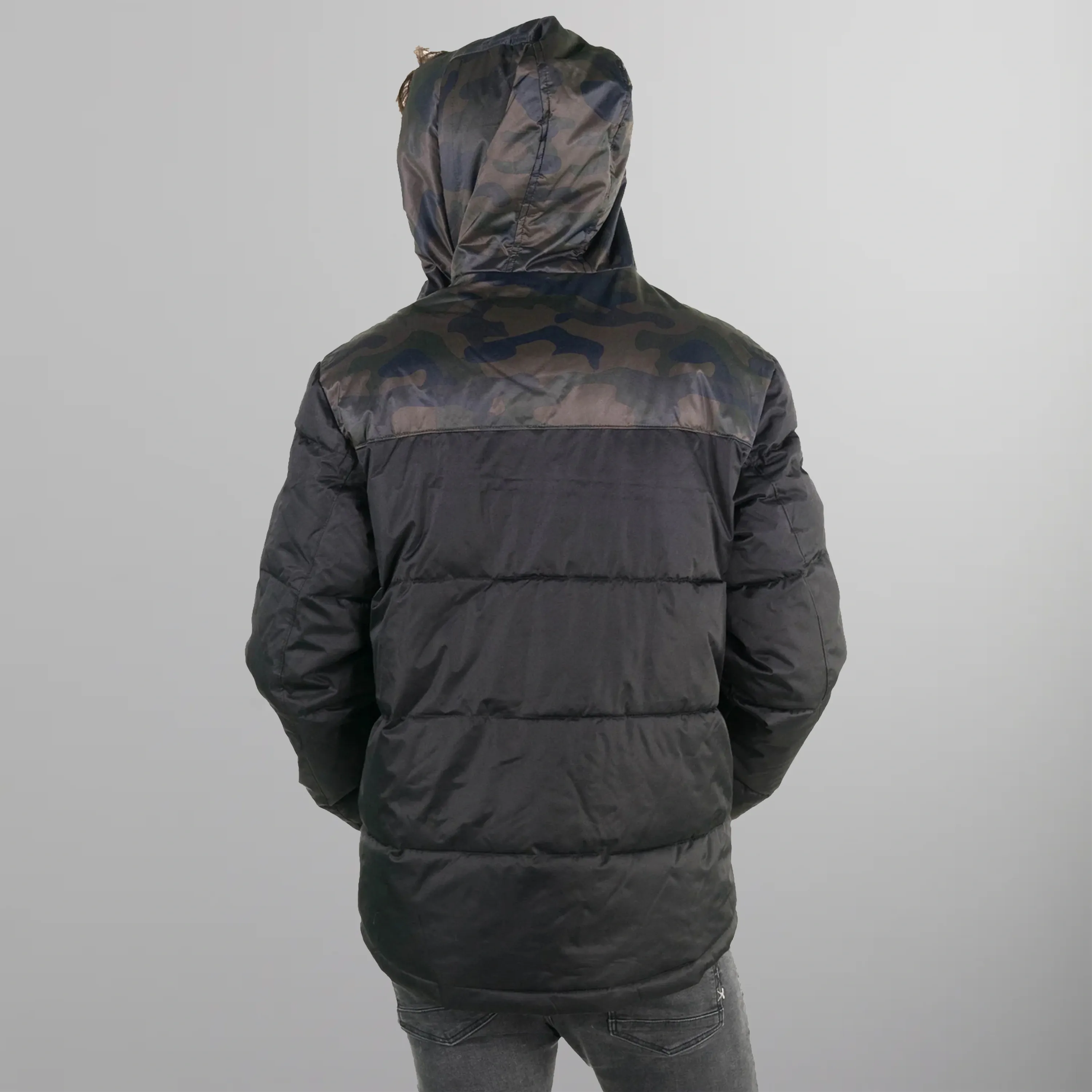 Men's Twill Block Puffer Jacket - FINAL SALE