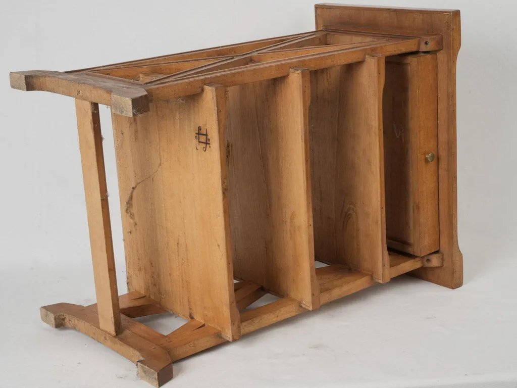 Pair of French Charles X Style Lemon Wood Bedside Tables, c.1940 28¾"