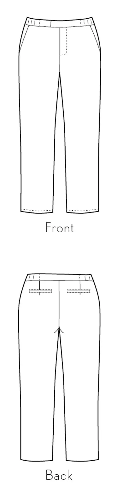 PDF Pattern - Peckham Women's Trousers | Liesl   Co