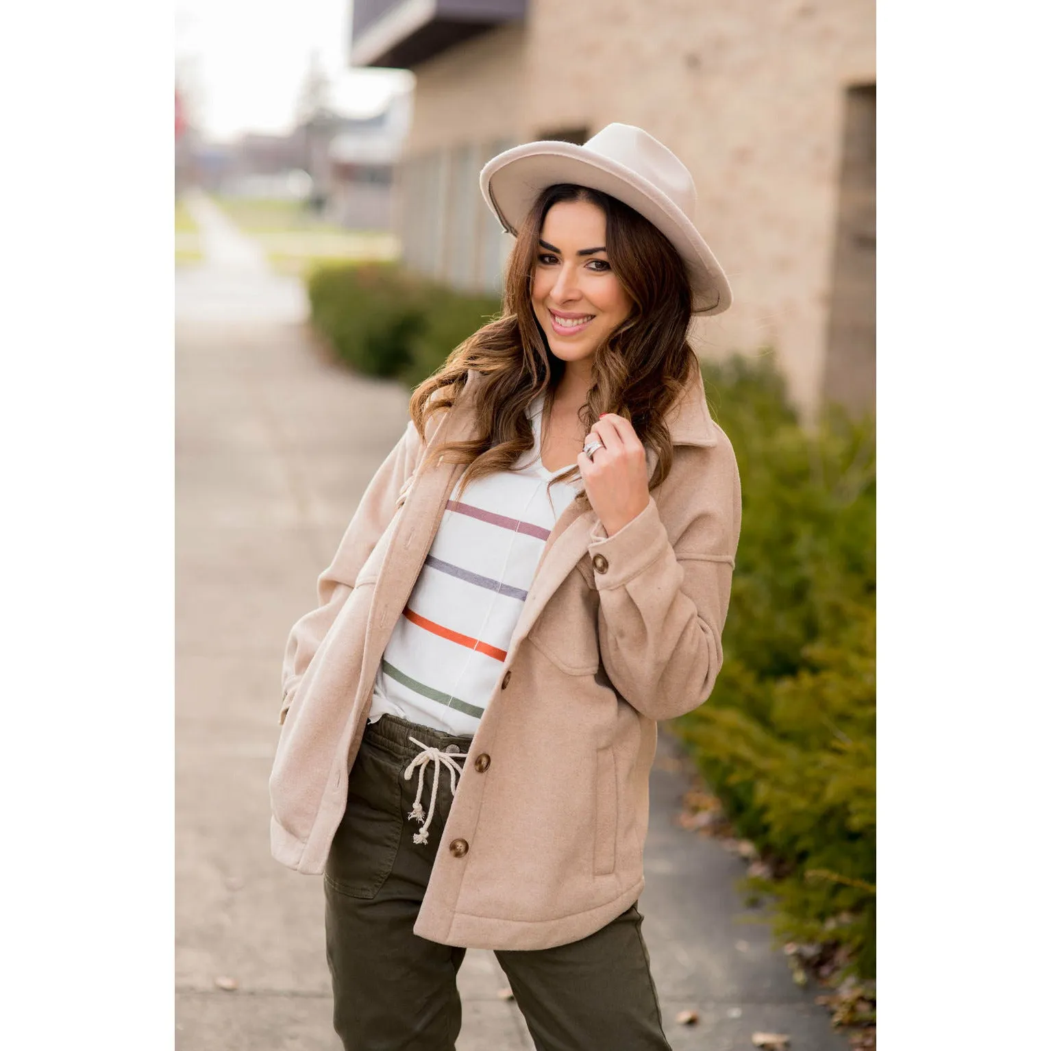 Pocketed Pea Coat