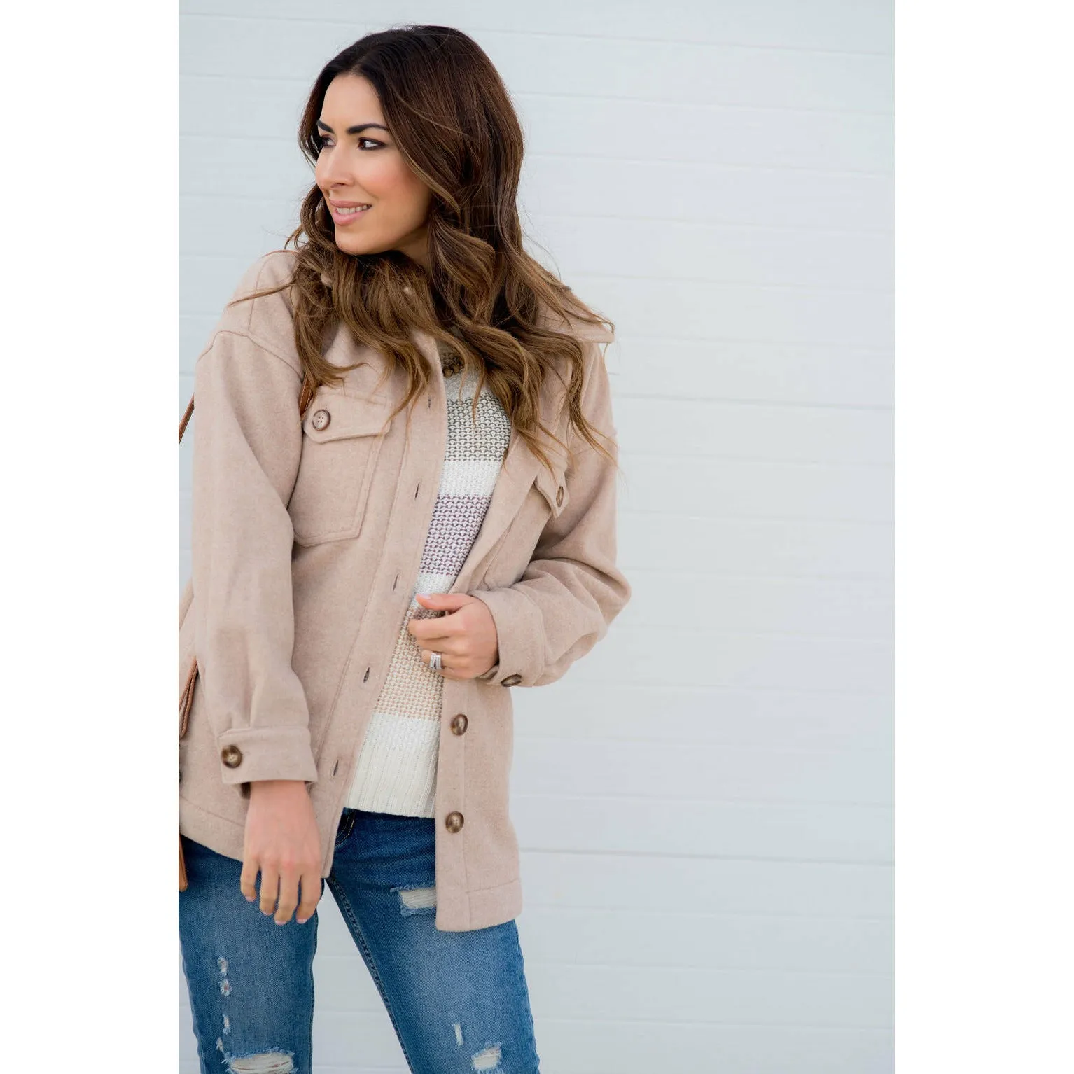 Pocketed Pea Coat