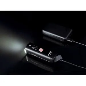 Ravemen LR1200 USB Rechargeable Curved Lens Front Light in Matt Black (1200 Lumens)