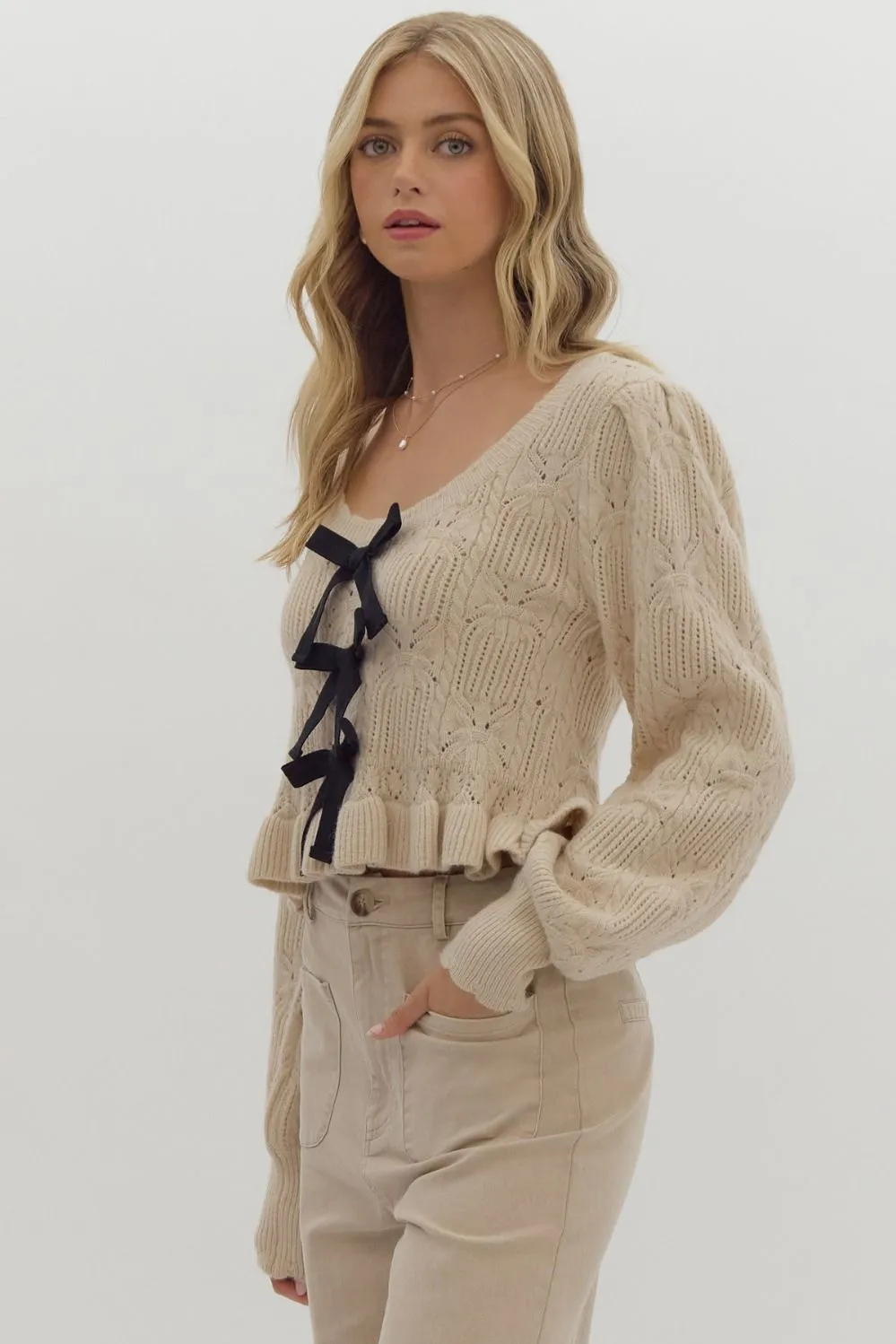 Romeo Bow Sweater