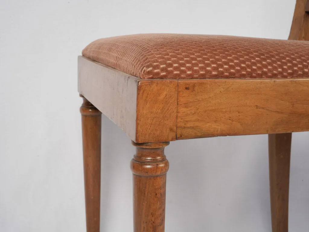 Set of 6 Upholstered French Dining Chairs from 1950s