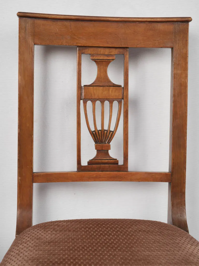 Set of 6 Upholstered French Dining Chairs from 1950s