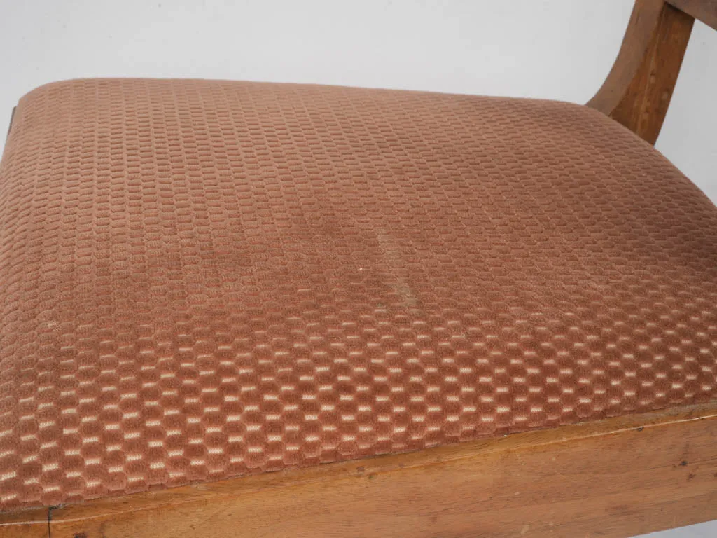 Set of 6 Upholstered French Dining Chairs from 1950s