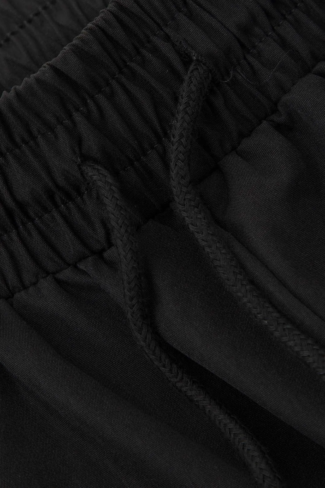 Side Pocket Drawstring Cargo Pants