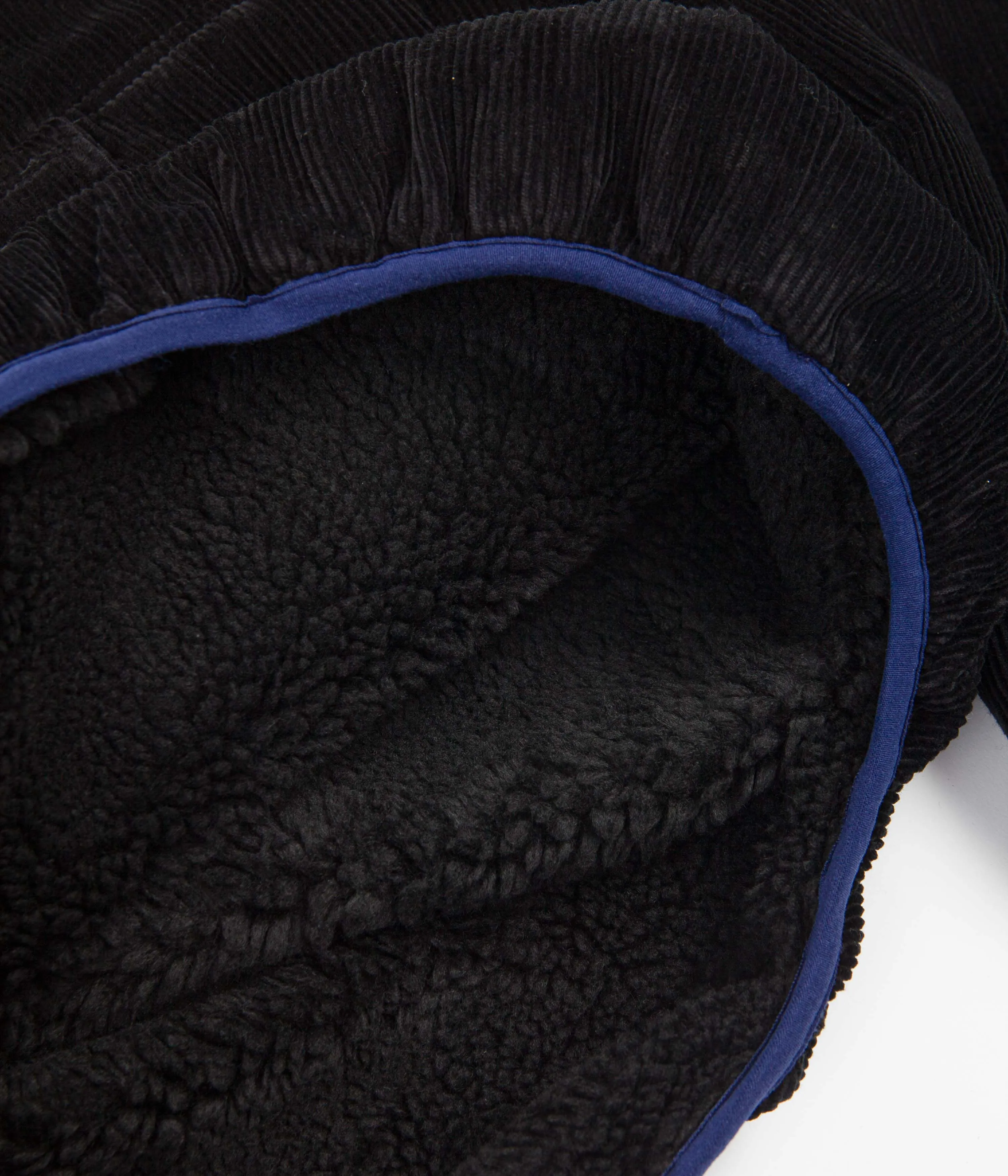Stussy Corduroy Mock Pullover Jacket - Black