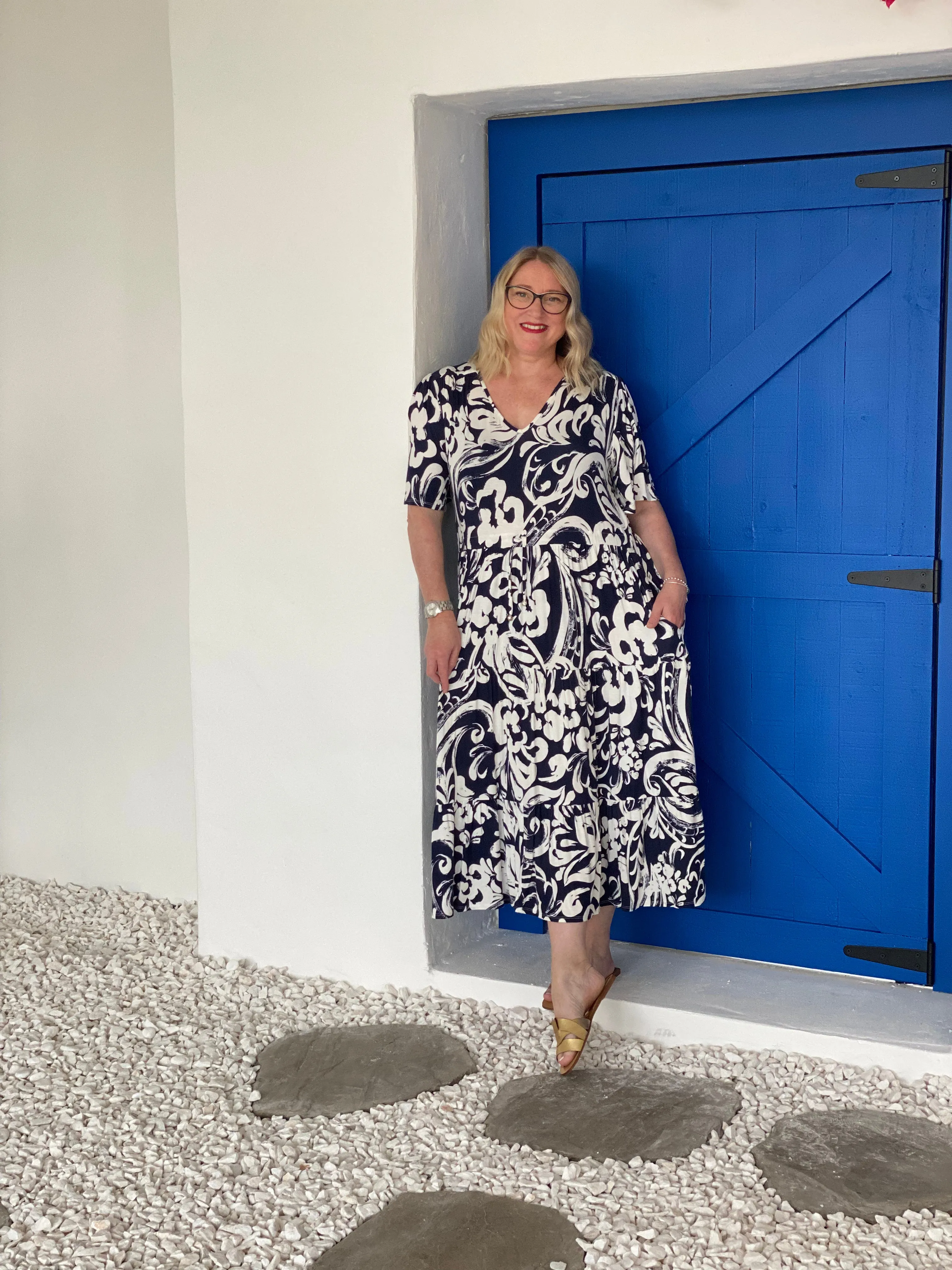 Wendy Dress in Campri print