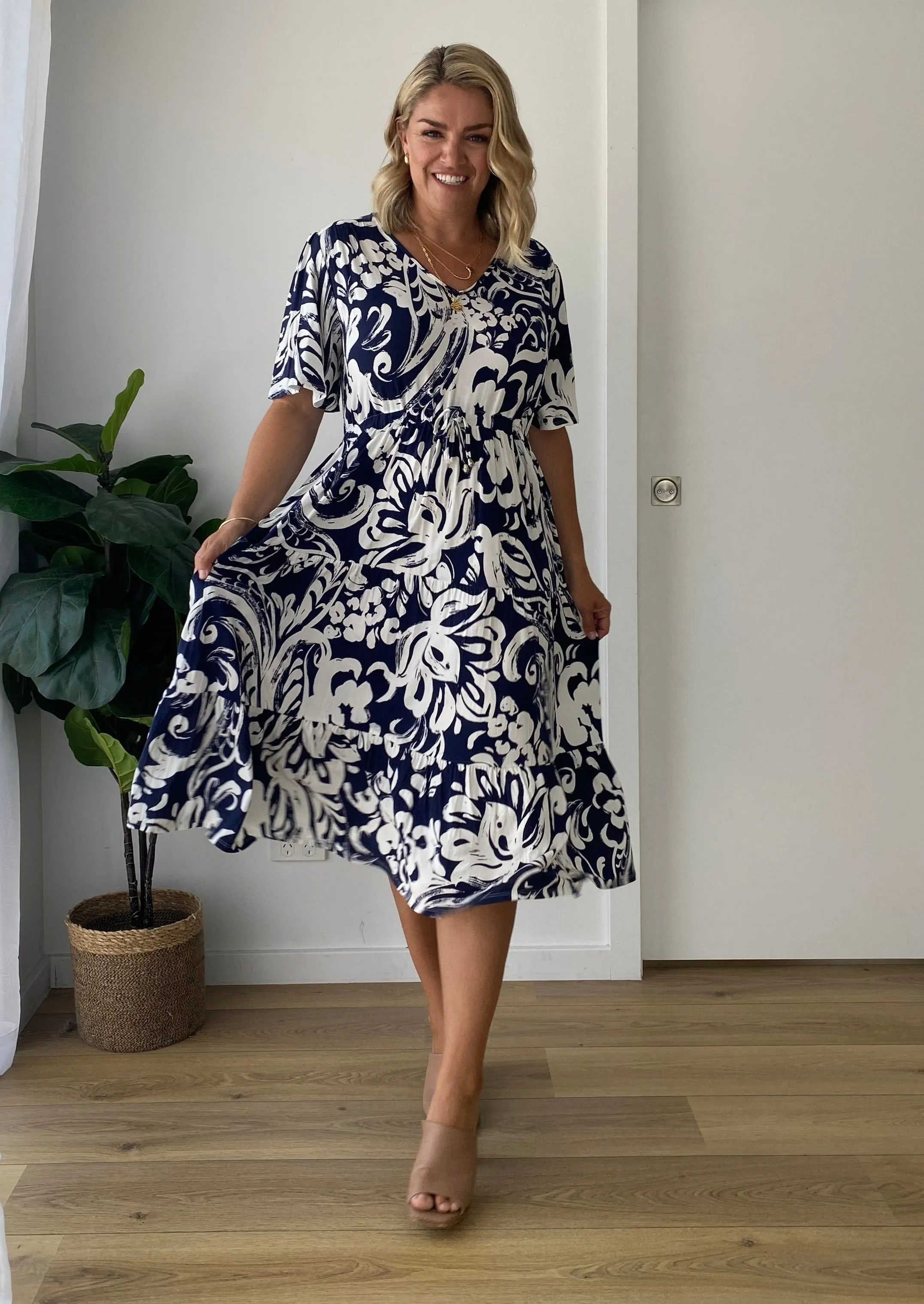 Wendy Dress in Campri print