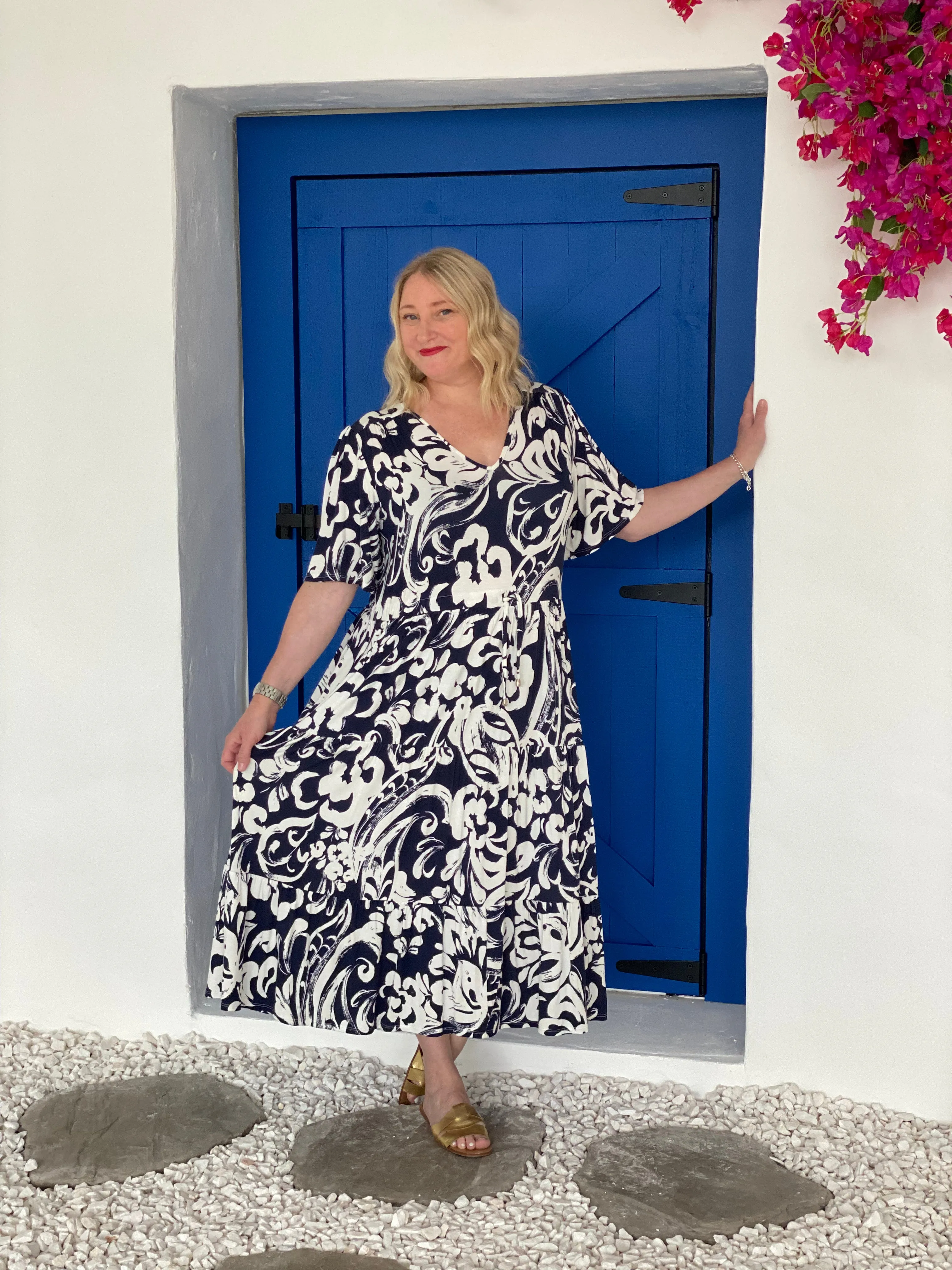 Wendy Dress in Campri print