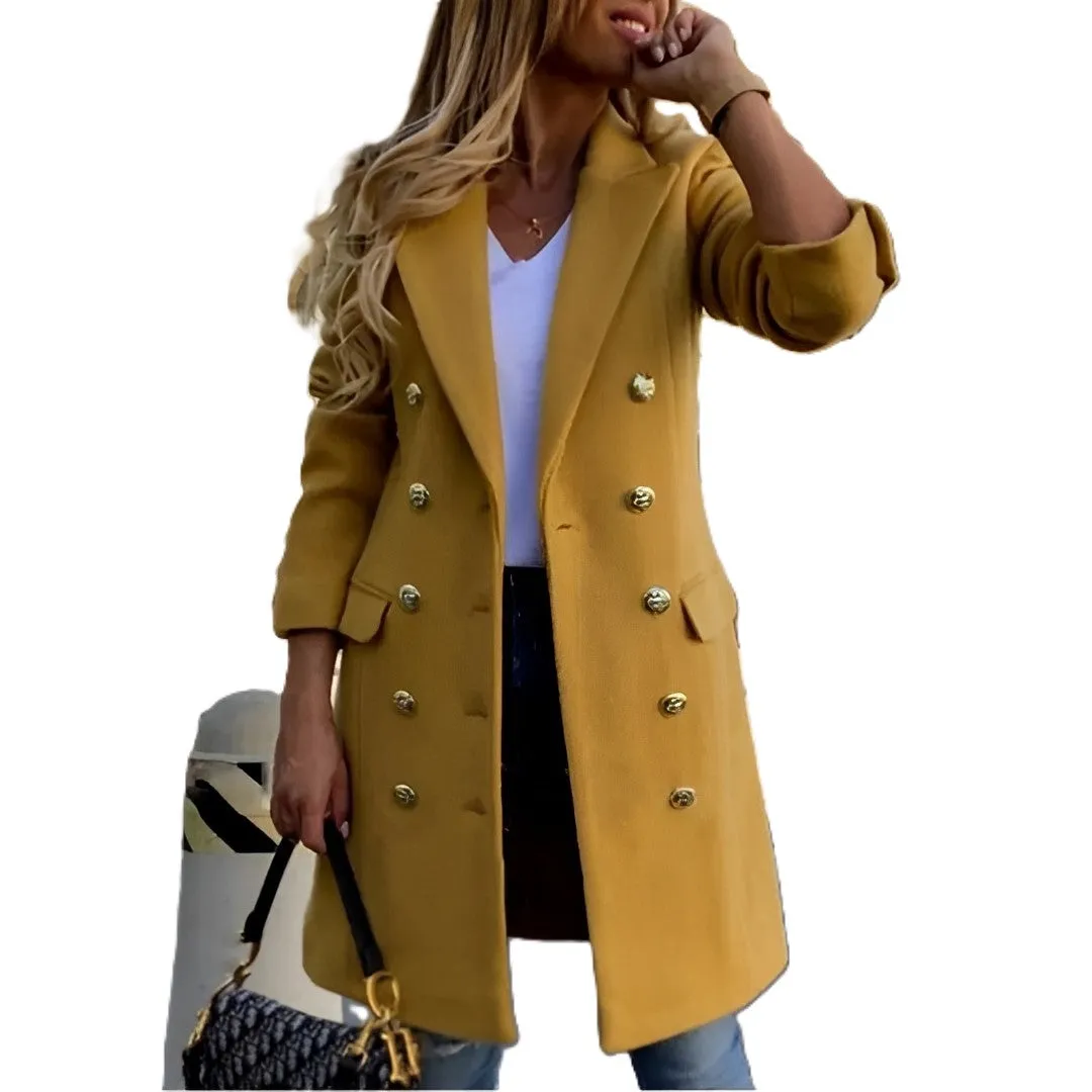 Women's Classic Long Trench Coat